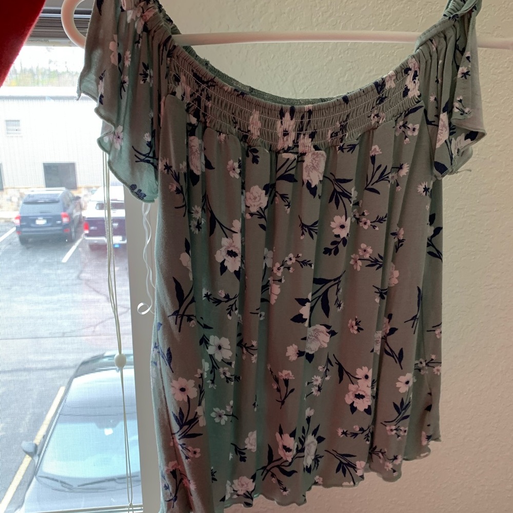 Off the shoulder shirt